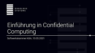 Einführung in Confidential Computing