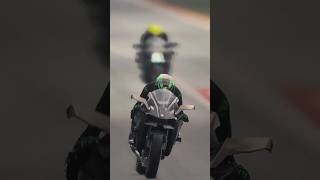 Kawasaki Ninja H2R Crezy Wheeling on Ride 5 #ytshort #shortfeed #viralshort  #crezybikerider