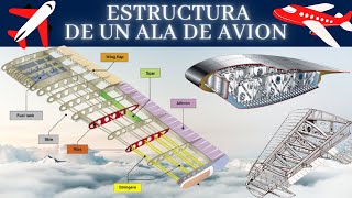 🚀🚁ESTRUCTURA de un ALA de Avion 🛬// Elementos Estructurales y Materiales // FAA 🛠🛫