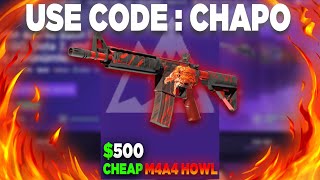 SKINLAND'DA SADECE 500$ İLE M4A4 HOWL ALABİLİRSİNİZ - SKINLAND PROMO CODE - SKINLAND PROMO CODE 2024