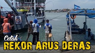 Mancing ikan Baronang di Arus Deras