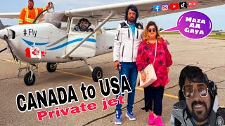 Canada to USA fly to Private Plane#canada#toronto#ontario#usa#Airoplain#Airport#Niagrafall#USA#Tour