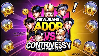 What's Going On Between NewJeans and ADOR?