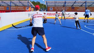 💥ИГРОК СБОРНОЙ РОССИИ ПОКАЗАЛ КАК ЗАБИВАТЬ 📝👏ПАС НА ПЯТЁРКУ💪 #хоккей #hockey #болхоккей