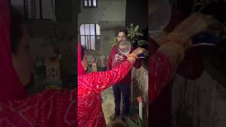 Mr. & Mrs Babbar Celebrate Karwa Chauth No. 20 at New House | Gaurav Babbar With Wife