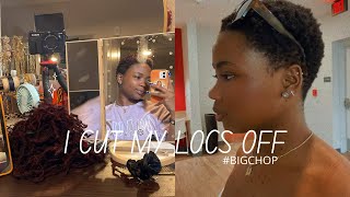 I CUT MY LOCS OFF #BIGCHOP | Risha Tonae'