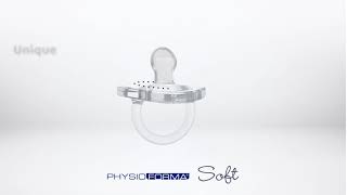 Soothers PhysioForma Soft delicate on baby's face pacifier