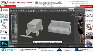 3Ds Max 2020 Basic Shapes Modelling Tutorial Hindi(Gemini Architectural)