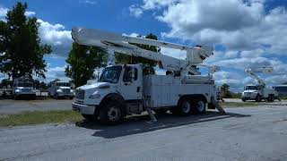 Altec AM60E-MH, 65 ft, Over-Center Material Handling Bucket Truck