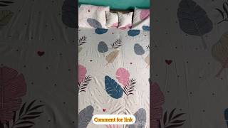 Meesho viral bedsheet haul ❤️ #meeshohaulvideo #bedsheet #meesho #bedsheethaul #cusion #viralshort