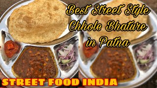 Best Street Style Chhole Bhature in Patna | Street Food Patna | Street Food India #short #shortvideo