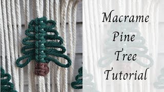 Macrame Pine Tree Tutorial🌲