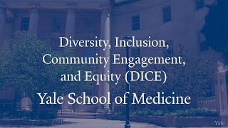 What Is DICE (Diversity, Inclusion, Community Engagement and Equity) At Yale?