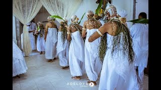 CANDOMBLÉ - Saida de BRANCO de 6 Yawôs (Ilé axe Torrundê)