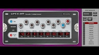 Upsilon - vocals compressor VST demonstration - by Fanan team