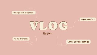 VLOG UMA TARDE COMIGO | FICAMOS SEM LUZ | RECEITA FRANGO COM MAIONESE NA AIR FRYER | FUI NO MERCADO