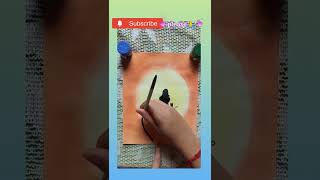 senary drawing#Beautiful senary drawing using poster colour#shorts#youtubeshorts