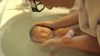 new baby bathe style