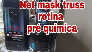 Net mask truss _ cabelo seco ao natural e com escova