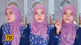 3 CARA MEMAKAI HIJAB MODERN MENGGUNAKAN HIJAB SEGI EMPAT