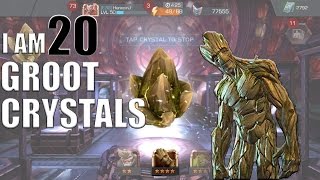 Marvel Contest of Champions | 20 GROOT CRYSTALS!