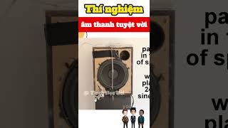 Thí nghiệm âm thanh tuyệt vời #shorts