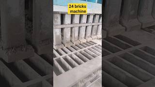 Giant Fly Ash Bricks Machine 24 bricks at a time #bricks