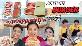 Burger na MURA pero PANGMALAKASAN ang lasa! | Migoy's Burger | Food Hug: The Fam Vlog