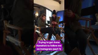 Anna Kendrick on the set of Dummy on April 30th 2019 #1