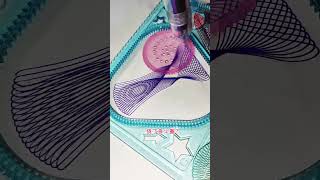 How many rotations did the pen make in total? ?? #Spirograph #satisfying #shorts