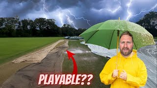 WILD Weather! Can I Save This Important Cricket Match??