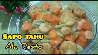 Resep Sapo Tahu Ala Resto, super mudah dan super enak, wajib coba!#sapotahu