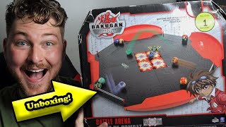 BAKUGAN Gundalian Invaders Battle Arena UNBOXING!!!