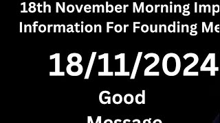 #ONPASSIVE 18th November Morning Important Information For Founding Members 18/11/2024 Onpassive