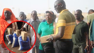 Remise de dons alimentaires à pikine nord le Directeur des impôts Mamadou Gueye aux chevets des….