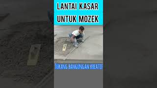 Plaster lantai kasar untuk muzek