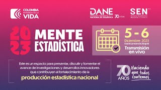 Mente estadística 2023, 70 años haciendo que todos contemos, 6 de diciembre 2023