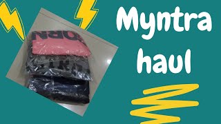 Myntra haul 2021 || Affordable clothes || T shirts for girls and boys || Madhus trendy world