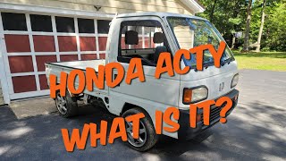 My 1992 Honda Acty. Facts and info on the acty!