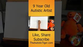 9yo Autistic Savant Draws - Lava | Disney #shorts