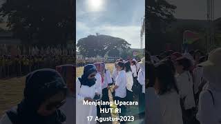 Menjelang Upacara HUT RI, 17 Agustus 2023