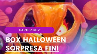 2 Parte Calabaza Halloween Gomitas Fini