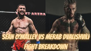 Who Will Win?? Sean O'malley vs Merab Dvalishvili Full Breakdown