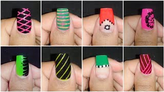 Top nail designs for beginners 💅|| nail art at home|| #nailart #naildesign#easynailart#viralvideo