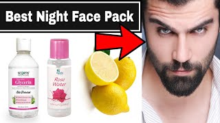 Night Facepack For Winter l Glycerin + Rose Water + Nebu = Night Face Pack l Real Review