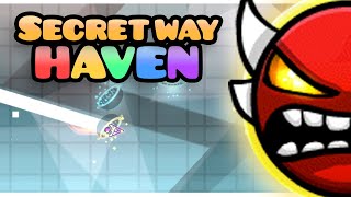 😈 MANY SHORTCUT SECRET WAYS IN INSANE DEMON!!! (Optic daydream by SpiceBerry) - Geometry Dash