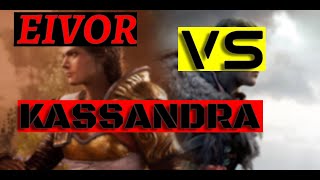 Kassandra and Eivor Fight scene | AC Valhalla