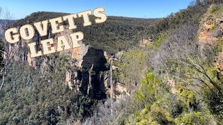 Govetts Leap Lookout in Blackheath - Blue Mountains Region NSW Australia