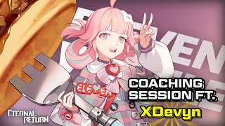 Rank 1 Eleven Coaching Session | Eternal Return Black Survival FT. XDevyn