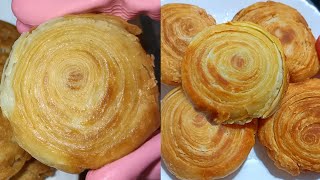 [No oven] Crispy and tasty bread that melts in your mouth || 1000 layered bread||simple dessert.....